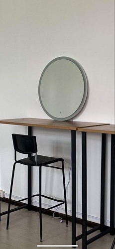 Барная стойка Дилан Лофт 120х60х90 бетон фото покупателя 28