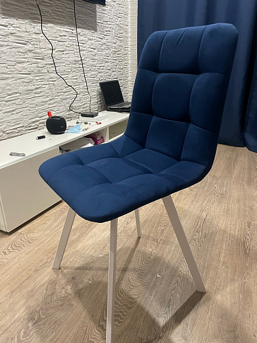 Стул на металлокаркасе Чилли бежевый / белый каркас фото покупателя 1202