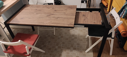 Стол Центавр бетон / графит фото покупателя 10