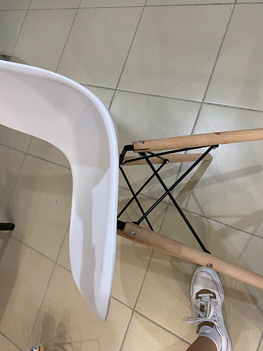 Пластиковый стул Eames PC-015 серый фото покупателя 415