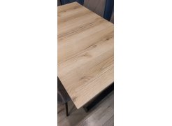 Деревянный стол Лота Лофт 120(160)х75 черный матовый / бетон светлый фото покупателя 191