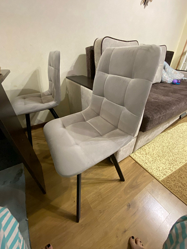 Стул на металлокаркасе Чилли бирюзовый / черный фото покупателя 947