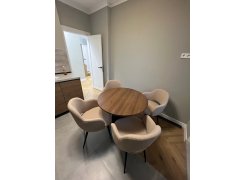 Деревянный стол Барел 89 белый / золото фото покупателя 24