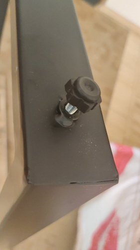 Стол Лота Лофт 140 25 мм черный матовый / бетон фото покупателя 844