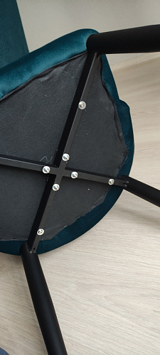 Стул на металлокаркасе Kora gray / black фото покупателя 272