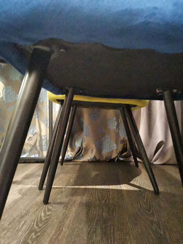 Стул на металлокаркасе Slam dark blue фото покупателя 17