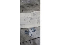 Стул на металлокаркасе Вейв темно-серый / черный фото покупателя 331