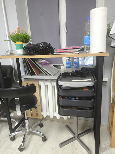 Барная стойка Дилан Лофт 120х60х90 бетон фото покупателя 172