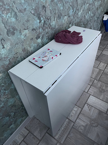 Стол обеденный раздвижной СтК7 дуб молочный фото покупателя 187