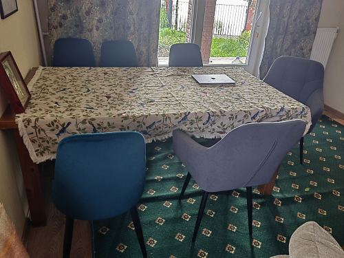 Стул на металлокаркасе Kora gray / black фото покупателя 370