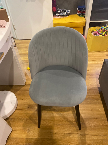 Стул на металлокаркасе Gabi 1 light purple / black фото покупателя 177