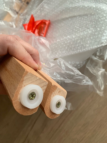 Стул Bonuss blue / wooden legs фото покупателя 45