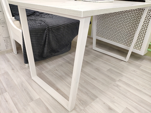 Стол Лота Лофт 120 32 мм бетон / черный матовый фото покупателя 517