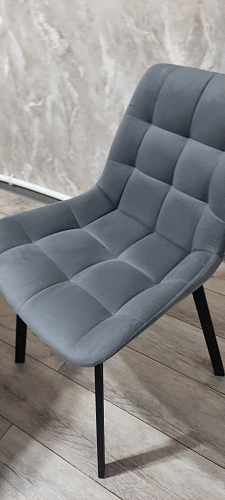 Стул на металлокаркасе Челси К крутящийся бирюзовый / черный фото покупателя 243