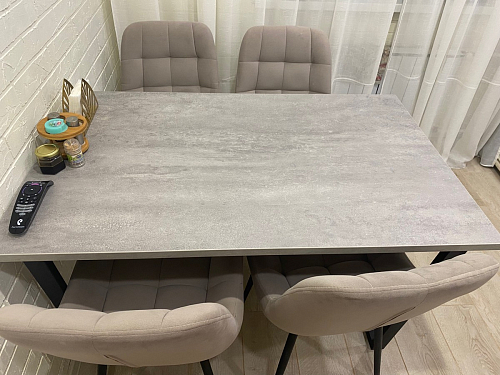 Деревянный стол Лота Лофт 120x75 дуб крафт табачный / черный матовый фото покупателя 945