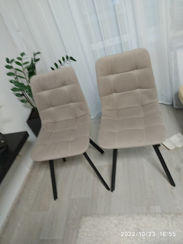 Стул на металлокаркасе Чилли бирюзовый / черный фото покупателя 920