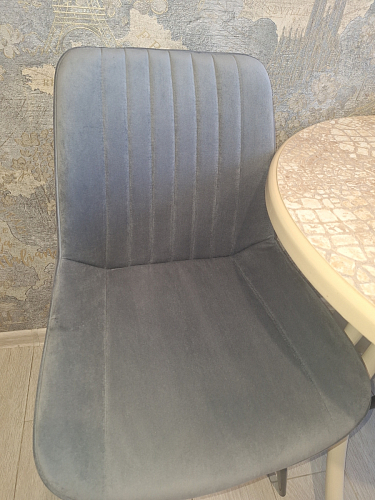 Комплект стульев Вейв 4 шт светло-серый / черный фото покупателя 65