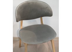 Деревянный стул Calipso blue / wood из шоурума 2