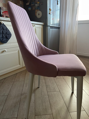 Стул на металлокаркасе Kora wine red / black фото покупателя 7