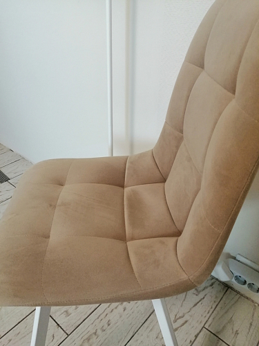 Стул на металлокаркасе Чилли зеленый / черный фото покупателя 840