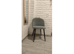 Стул на металлокаркасе Gabi 1 gray / black фото покупателя 771