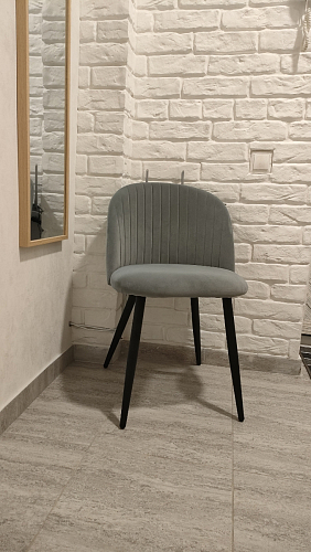 Стул на металлокаркасе Gabi 1 light purple / black фото покупателя 771