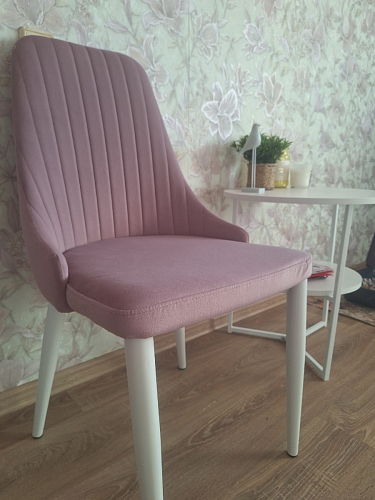 Стул на металлокаркасе Kora dark gray / black фото покупателя 342