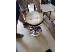 Барный стул 5008-LM Bruno кремовый / хром фото покупателя 2