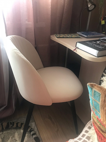 Стул на металлокаркасе Gabi 1 темно-серый / черный фото покупателя 170