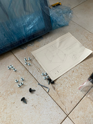 Деревянный стол Лота Лофт 140х80 черный матовый / бетон светлый фото покупателя 330