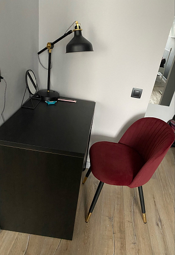 Стул на металлокаркасе Gabi green / black / silver фото покупателя 41