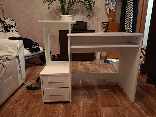 Стол компьютерный Джаз-24 правый венге фото покупателя 146