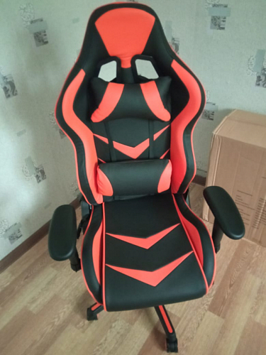 Компьютерное кресло Racer черное / красное фото покупателя 105