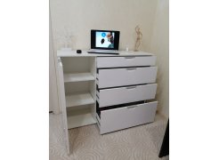 Комод Кастор белый глянец фото покупателя 5