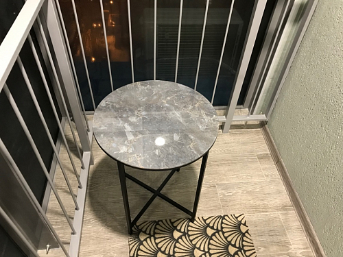 Журнальный столик Волопас белый мрамор фото покупателя 15