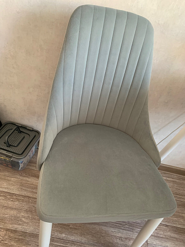 Стул на металлокаркасе Kora light blue / white фото покупателя 262