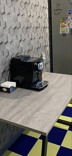 Деревянный стол Лота Лофт 120х75 белый матовый / дуб крафт золотой фото покупателя 328