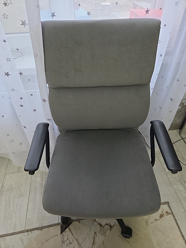 Компьютерное кресло Benefit/Бенефит флок бежевый 7 фото покупателя 54