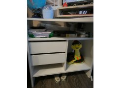 Письменный стол СПм-25 левый белый  - Уцененный экземпляр фото покупателя 61