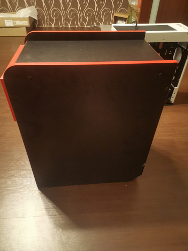 Тумба Ханна черная / красная  - Уцененный экземпляр фото покупателя 89