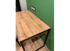 Письменный стол Леон Лофт дуб делано темный / черный матовый фото покупателя 53