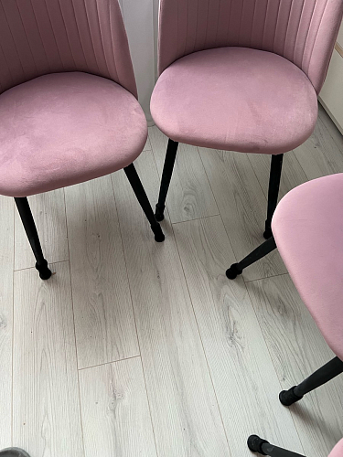 Стул на металлокаркасе Gabi 1 dark gray / black фото покупателя 196