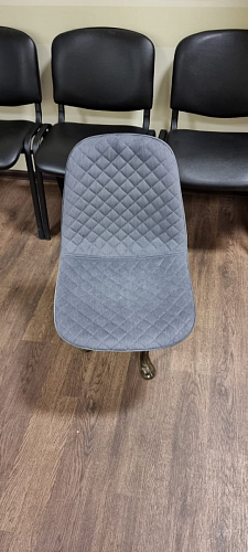 Стул на металлокаркасе Capri голубой фото покупателя 38