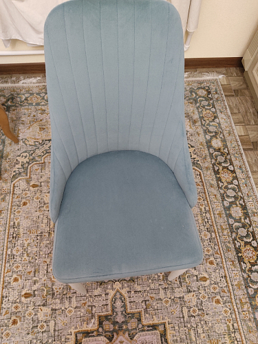 Стул на металлокаркасе Kora green / black фото покупателя 97