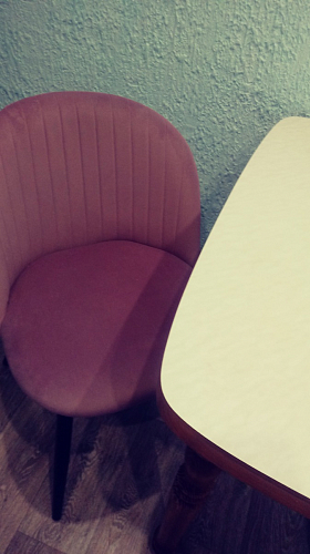 Стул на металлокаркасе Gabi gray / black фото покупателя 165