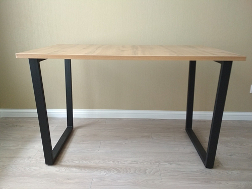 Деревянный стол Лота Лофт 120x75 дуб крафт табачный / черный матовый фото покупателя 684