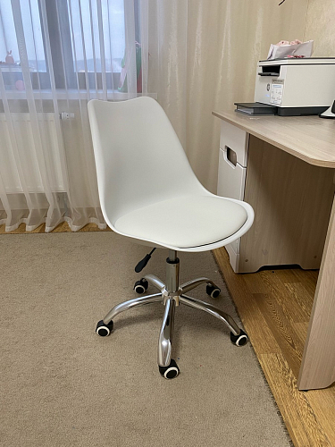 Компьютерное кресло Kolin cappuccino / chrome фото покупателя 65