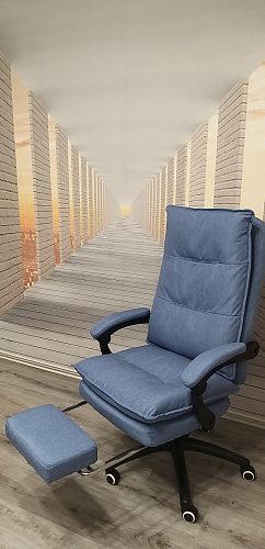 Компьютерное кресло Rapid голубое фото покупателя 83