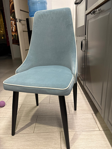 Стул на металлокаркасе Kora white / gray фото покупателя 378