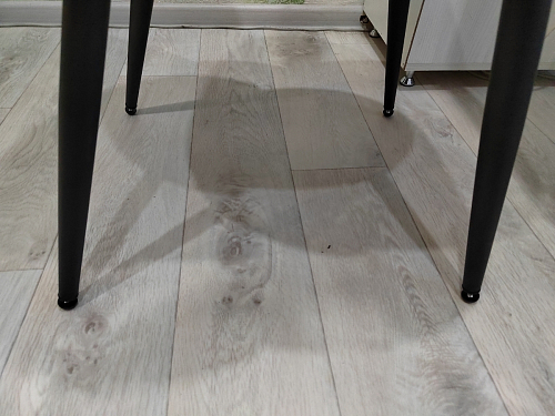 Стул на металлокаркасе Gabi 1 light blue / black / gold фото покупателя 73